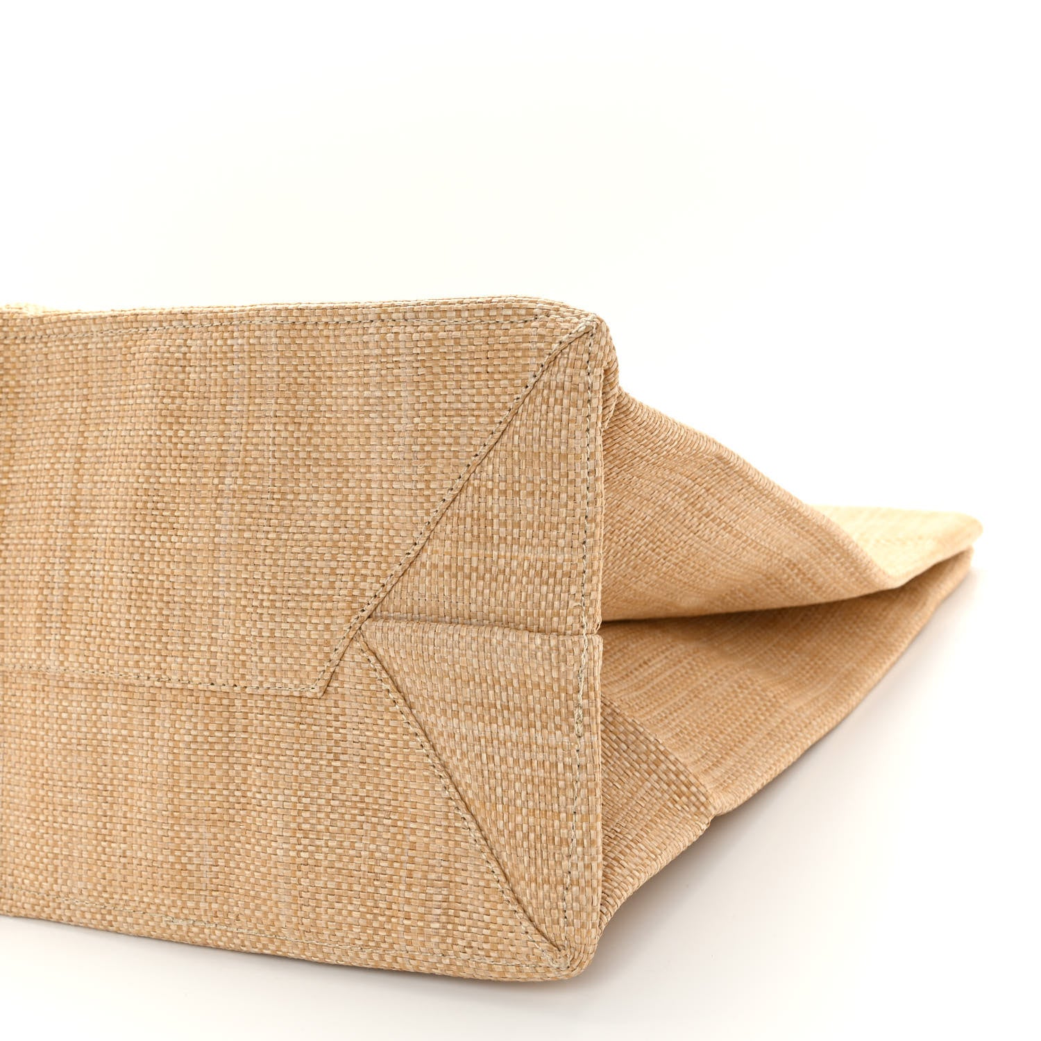 Prada Raffia Logo Tote Naturale 9 of 9