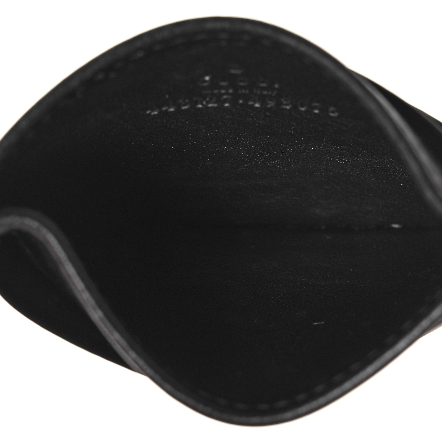 Calfskin Matelasse GG Marmont Card Holder Black
