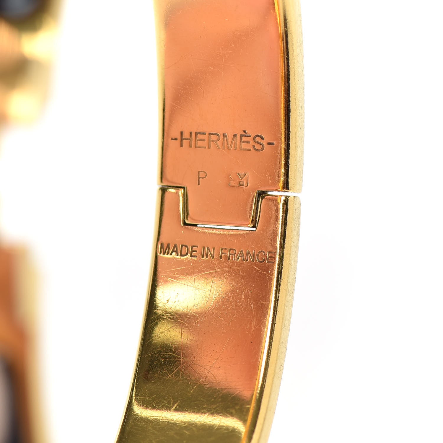 Hermes Enamel Narrow Clic Clac H Bracelet PM Black 4 of 4