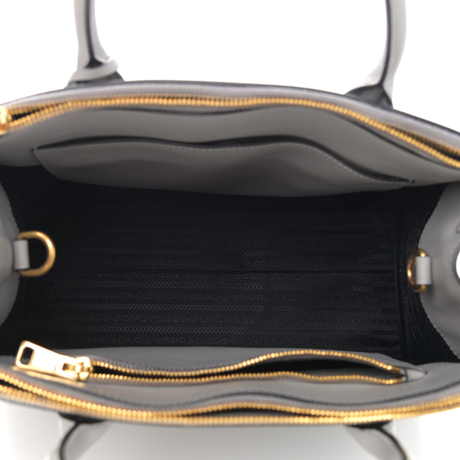 Prada Saffiano City Calfskin Paradigme Bag Nube 5 of 12