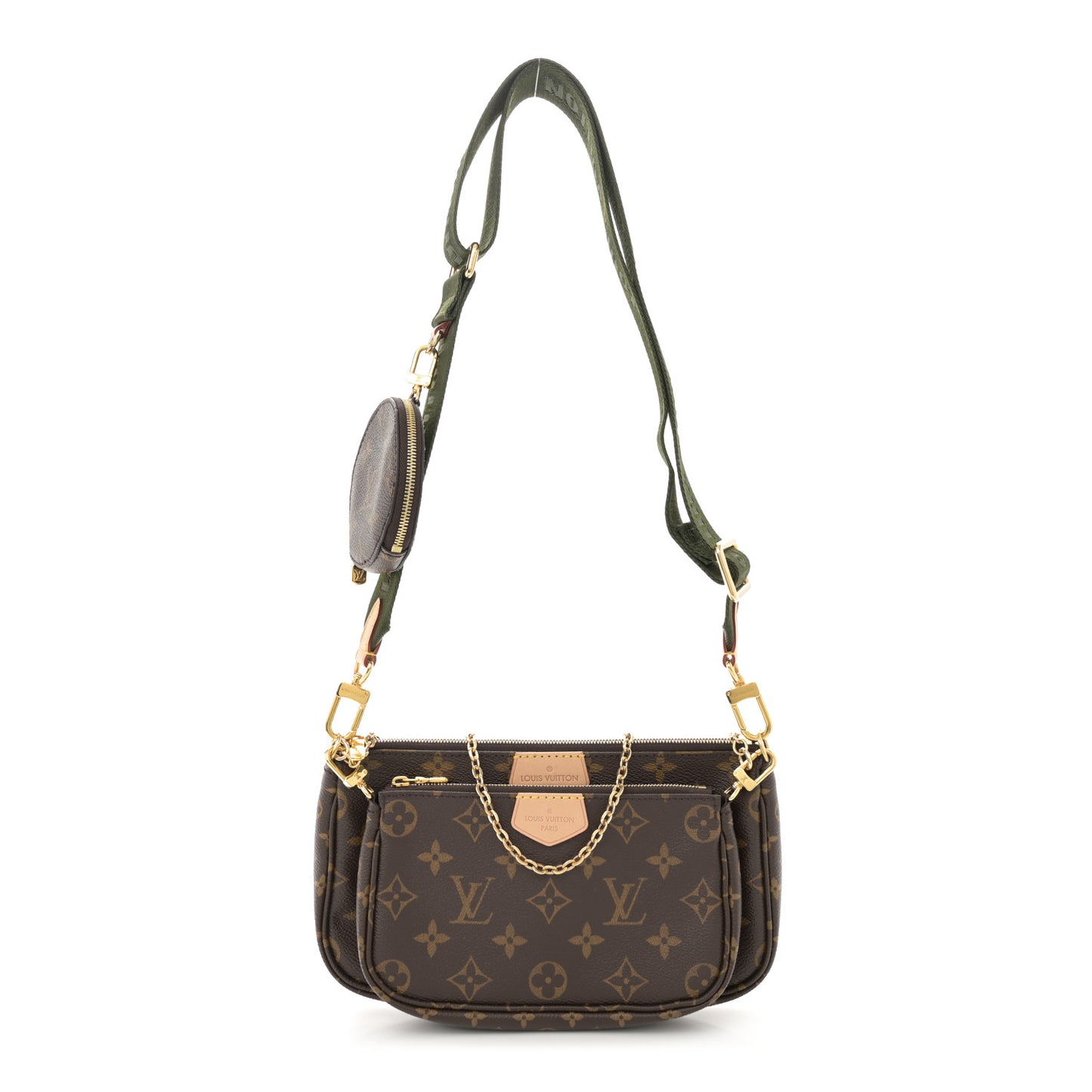 Monogram Multi Pochette Accessories Kaki