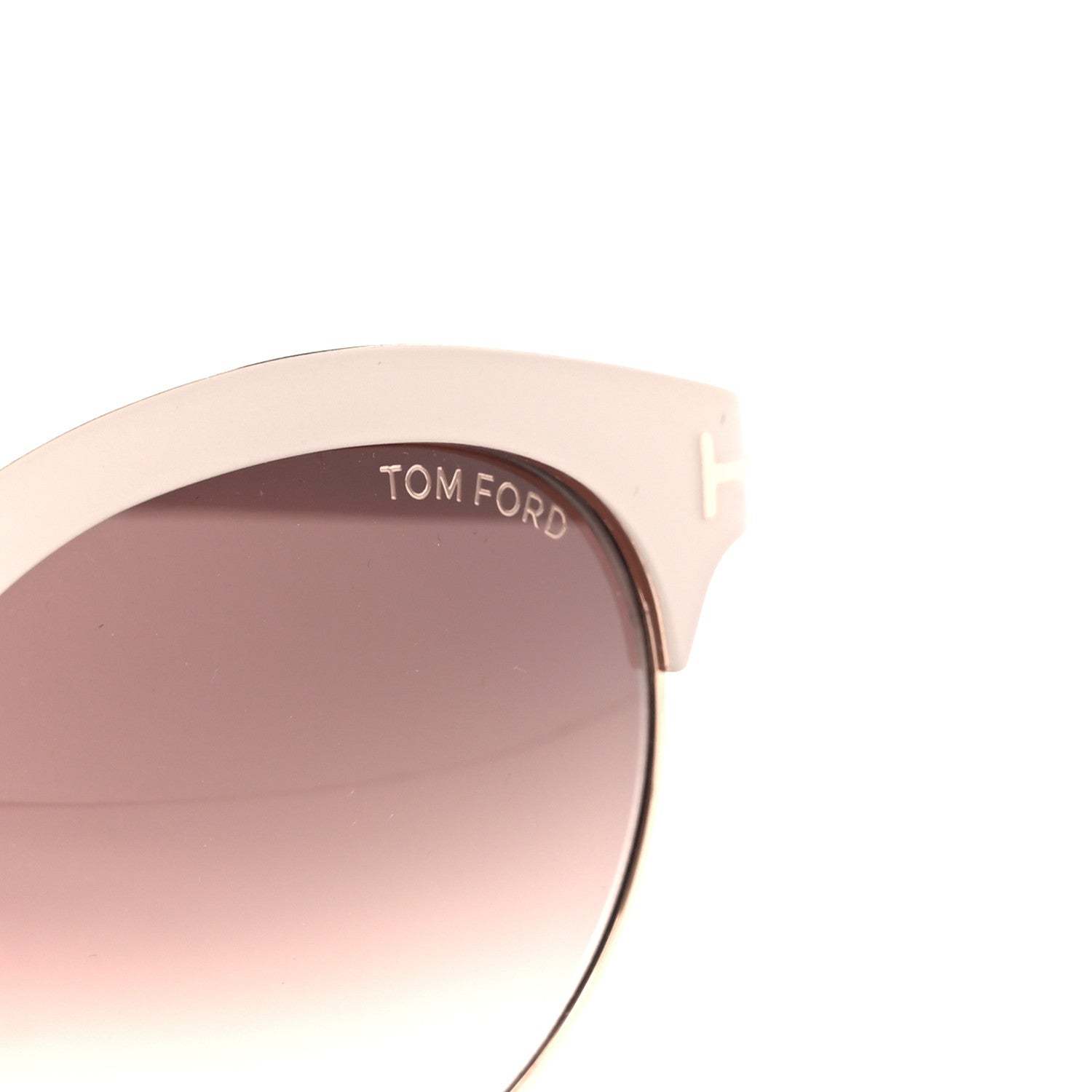 Tom Ford Angela Sunglasses TF438 Beige 8 of 9