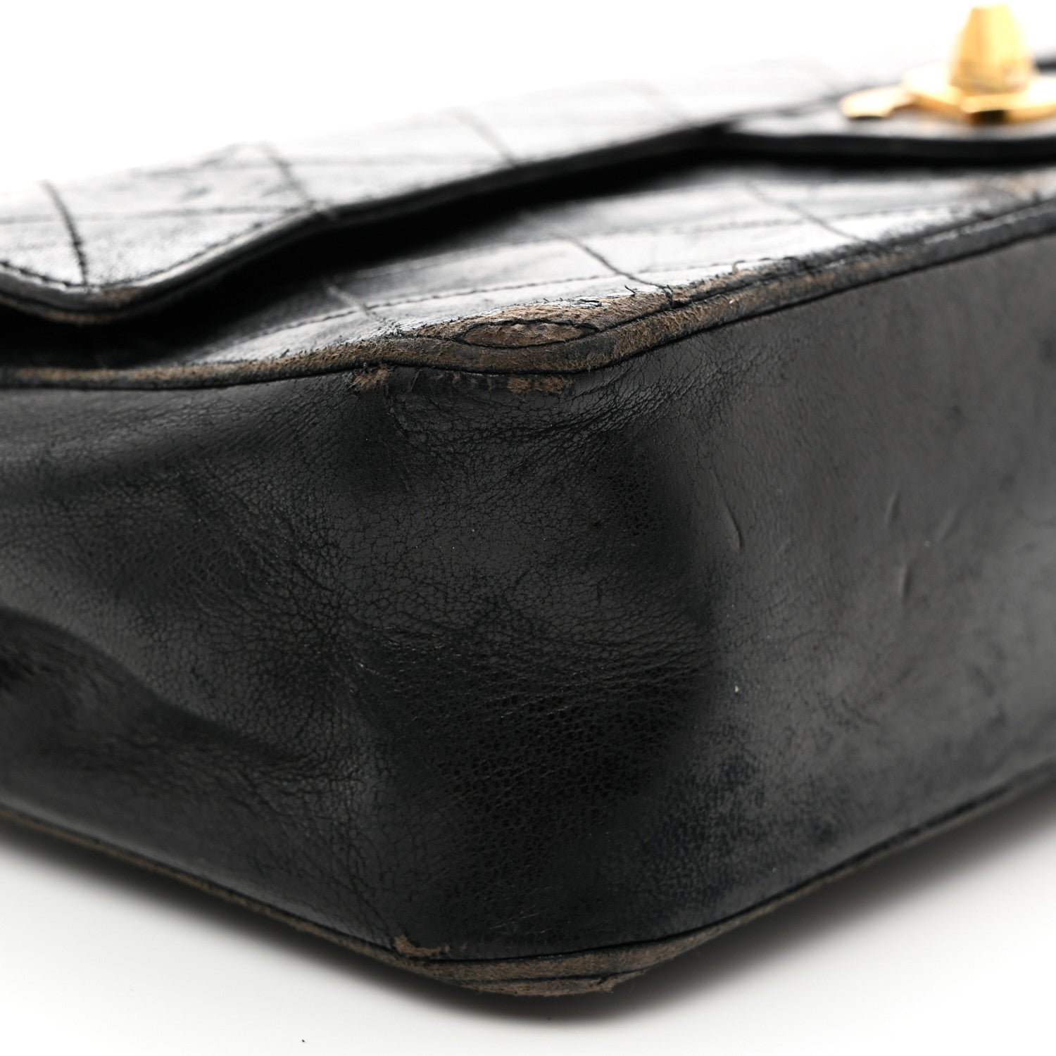 Chanel Lambskin Quilted Medium Double Flap Black 10 of 24