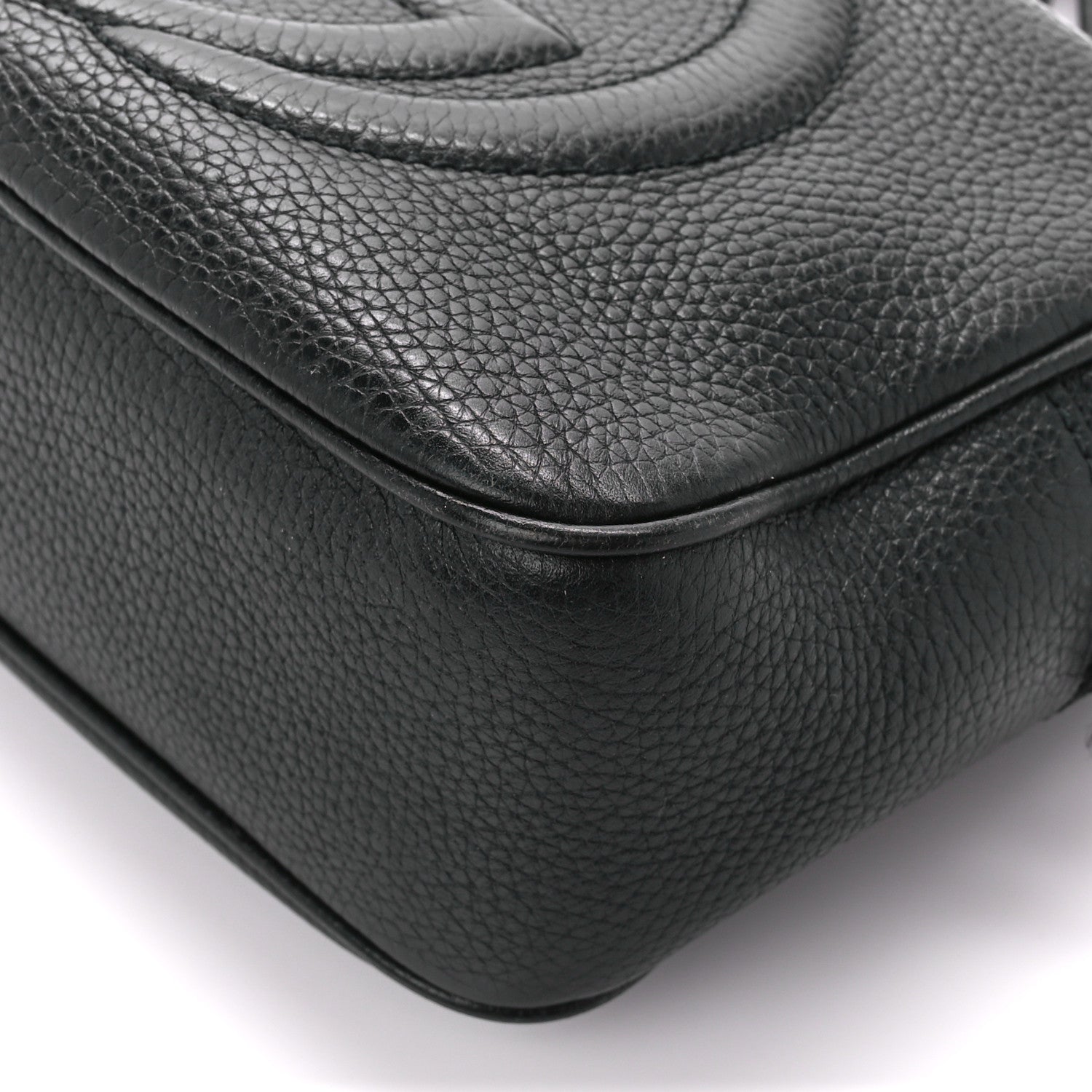 Gucci Pebbled Calfskin Small Soho Disco Bag Black 10 of 13