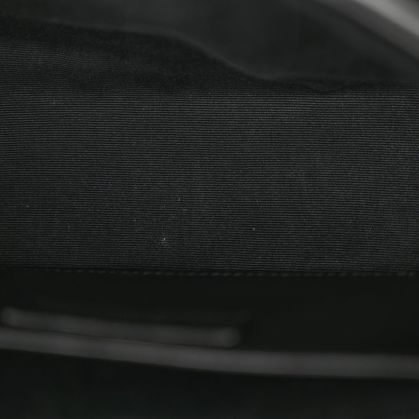 Crinkled Calfskin Matelasse Monogram Baby Niki Chain Satchel Black