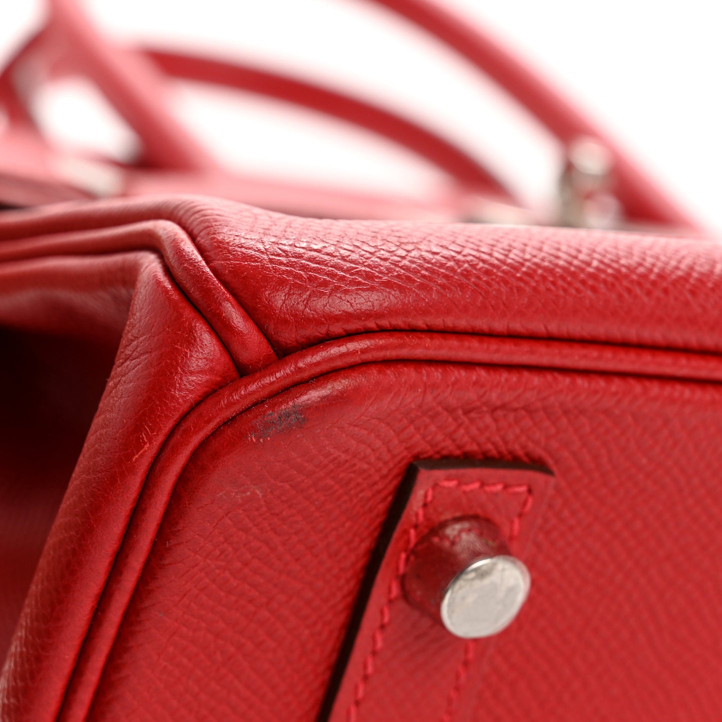 Epsom Birkin 30 Rouge Casaque