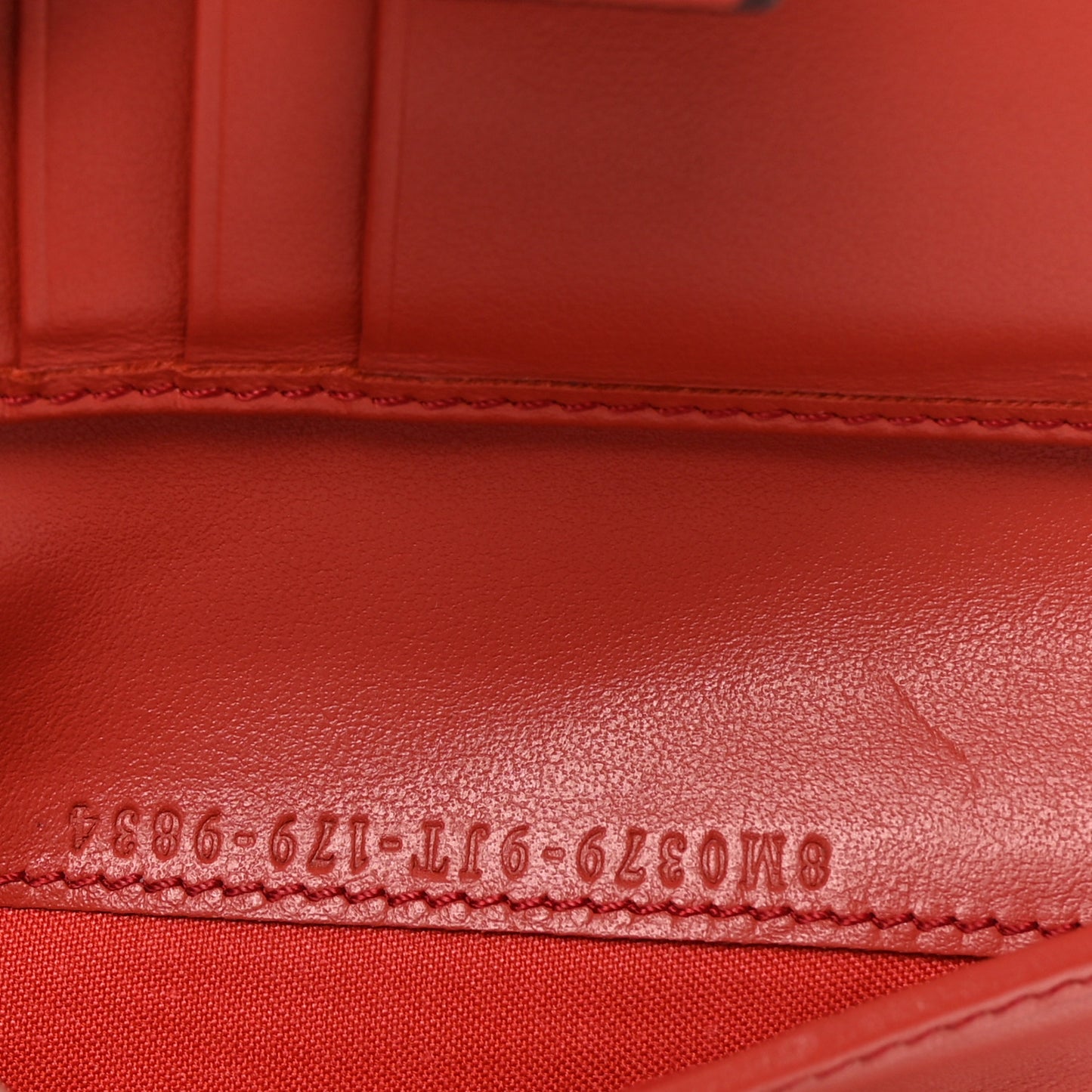 Vitello Century Lucido Hypnoteyes Studded Kan I French Wallet Bloody Mary Carbone Multicolor