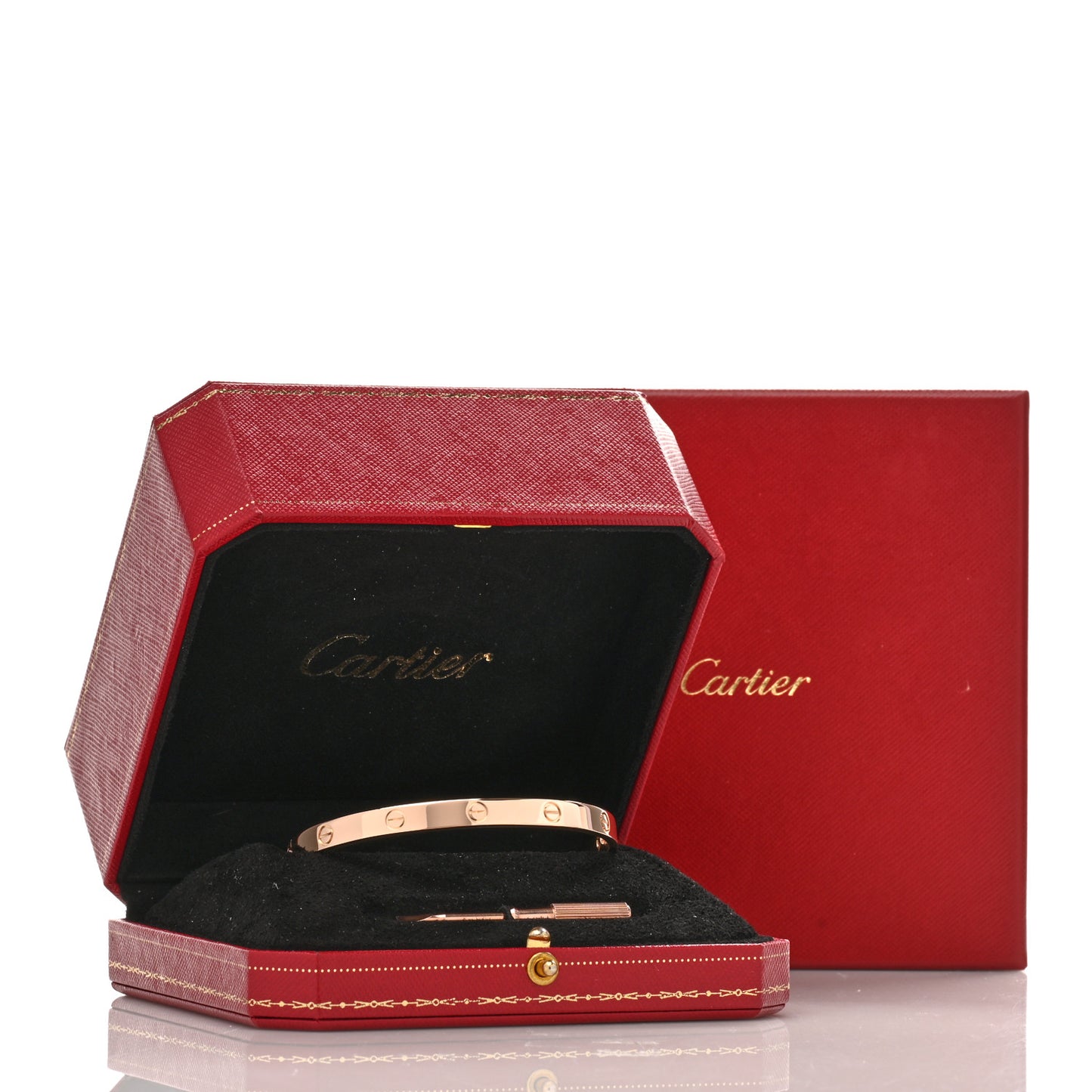 18K Pink Gold LOVE Bracelet 20