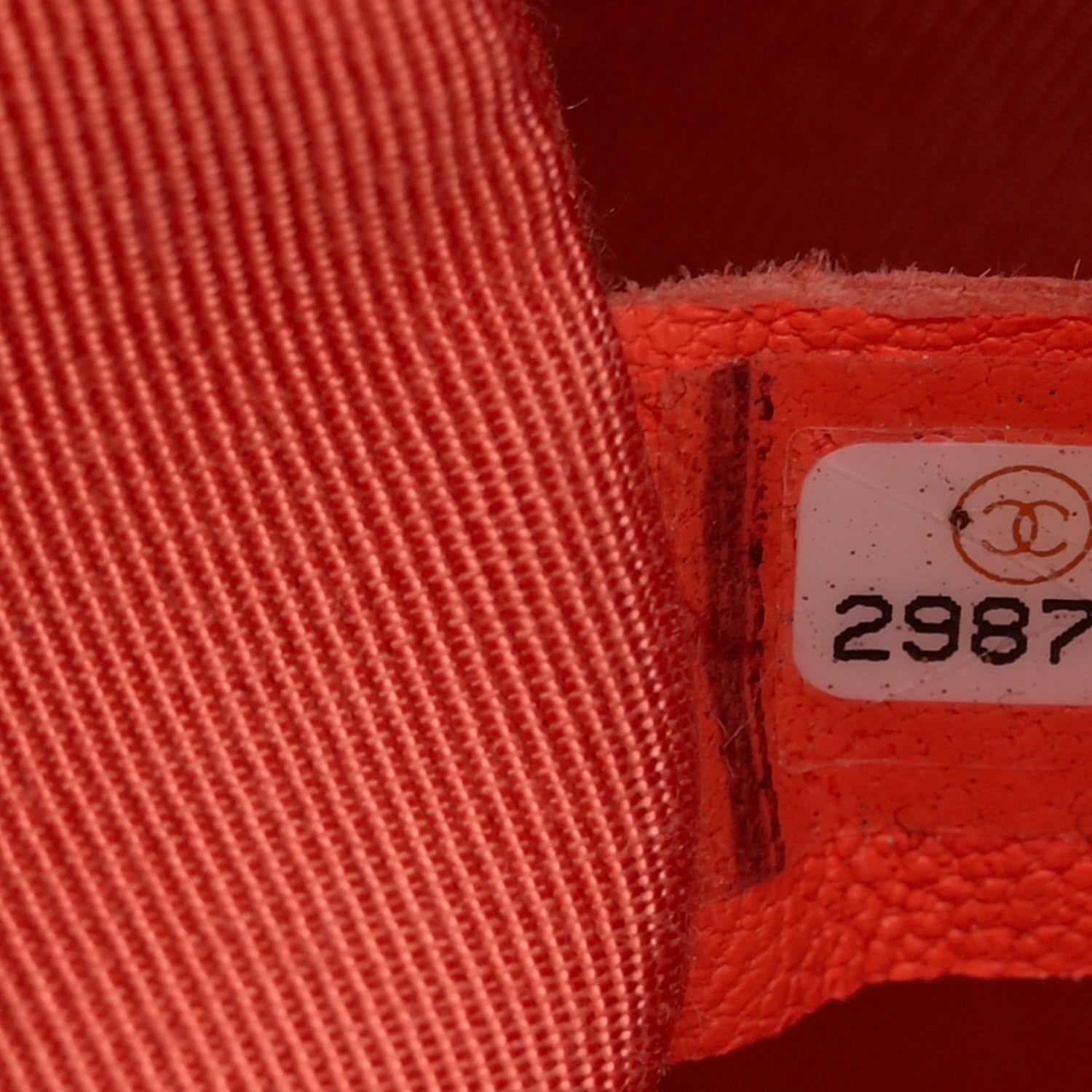 Chanel Goatskin Quilted Medium Chanel 19 Flap Orange 7 of 10