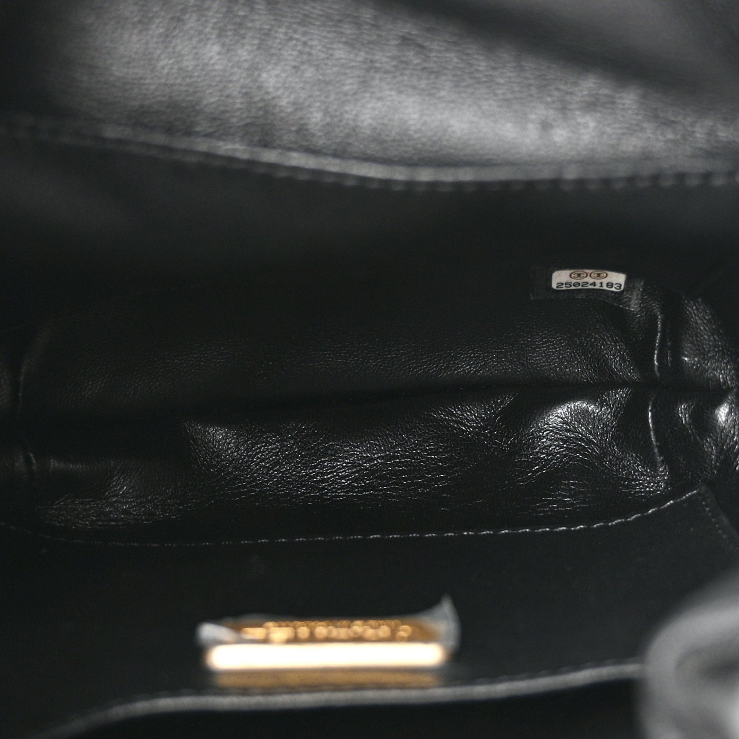 Snakeskin Calfskin Small Gabrielle Bucket Black