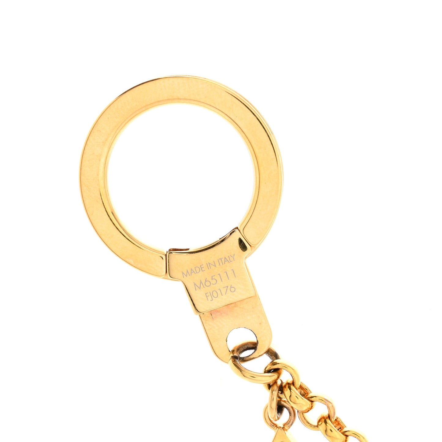 Fleur De Monogram Bag Charm Chain