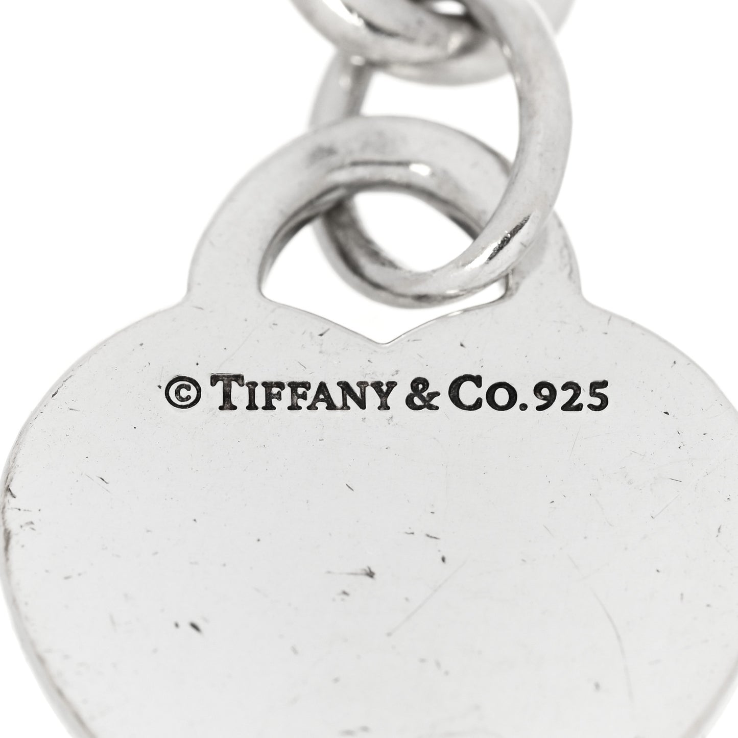 Sterling Silver Return to Tiffany Heart Tag Snowflake Charm Bracelet