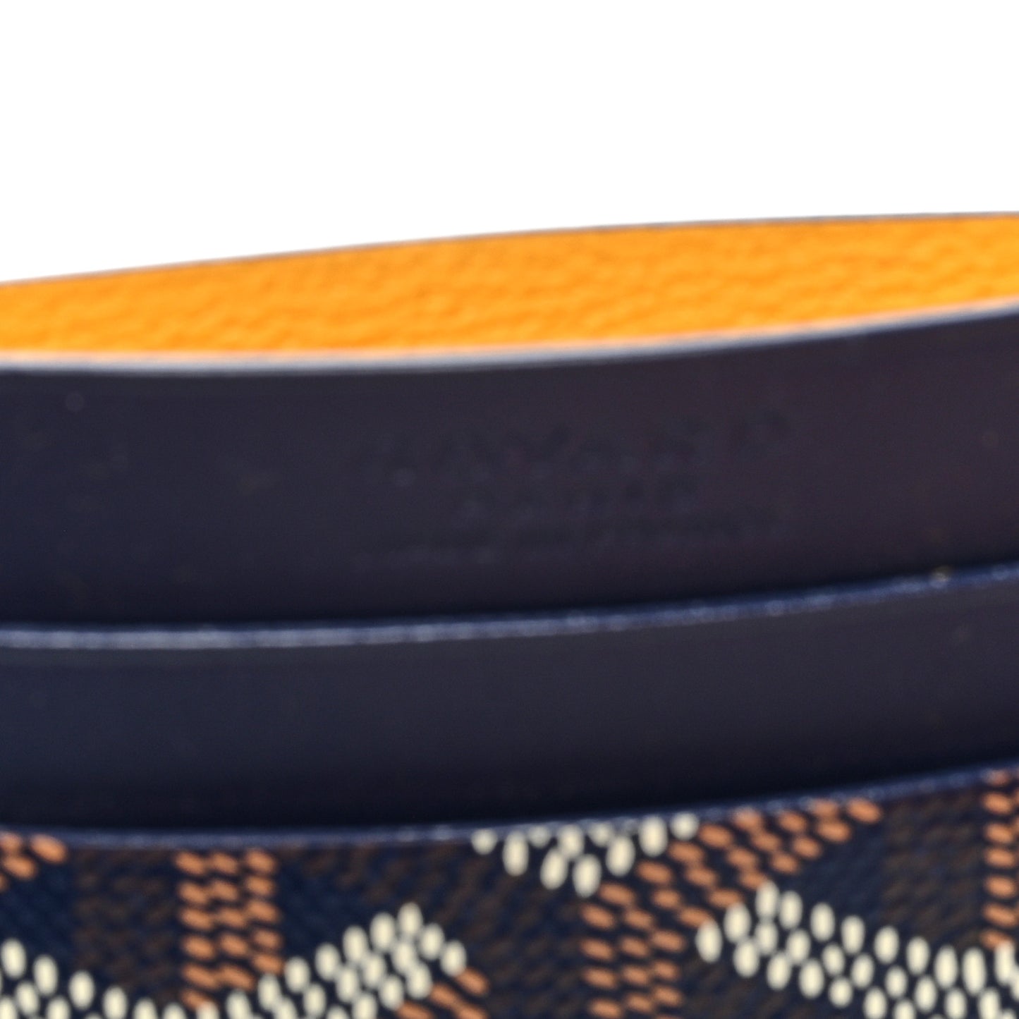 Goyardine Saint Sulpice Card Holder Navy