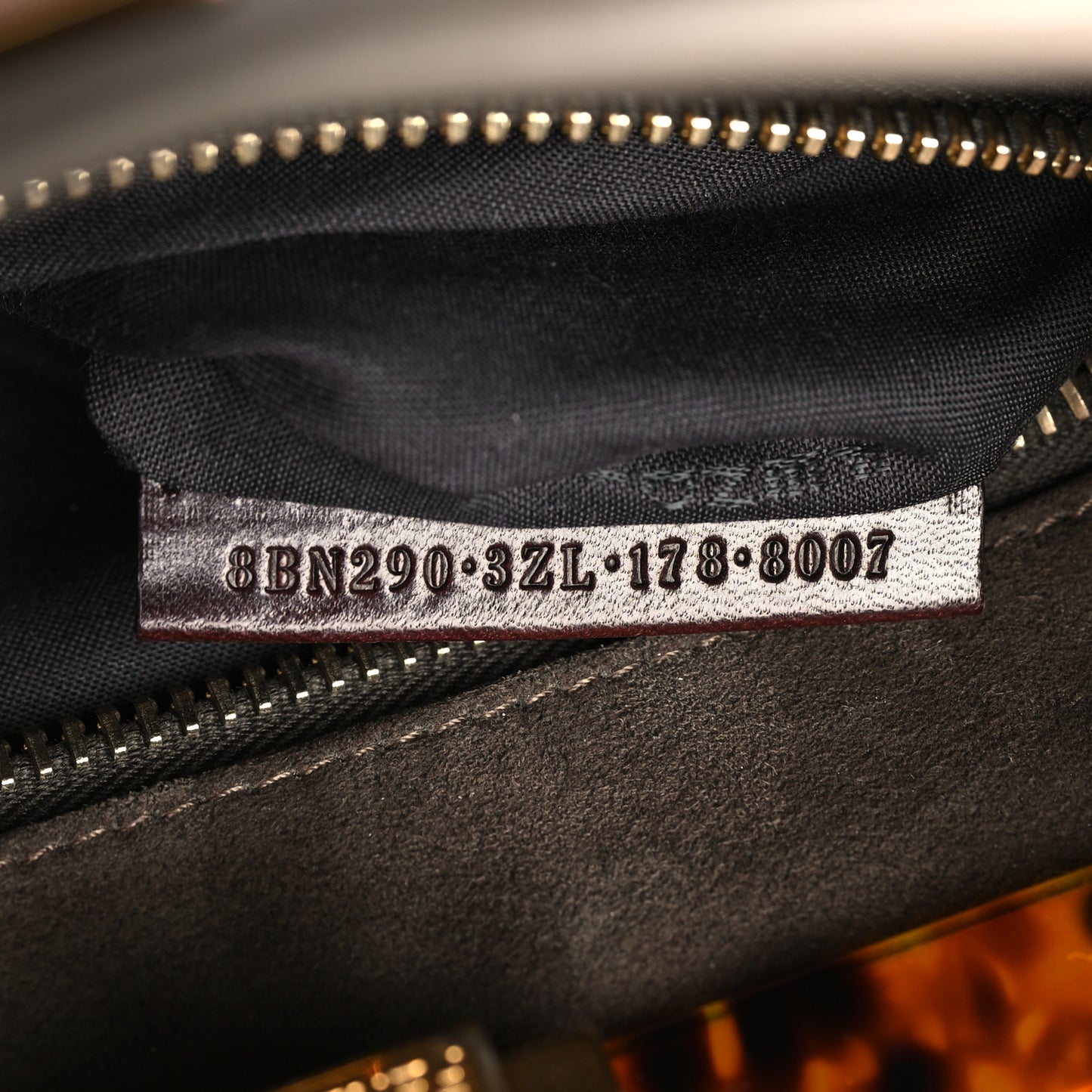 Vitello Seta Plexiglass Tortoise Medium Peekaboo Iconic Satchel Tortora