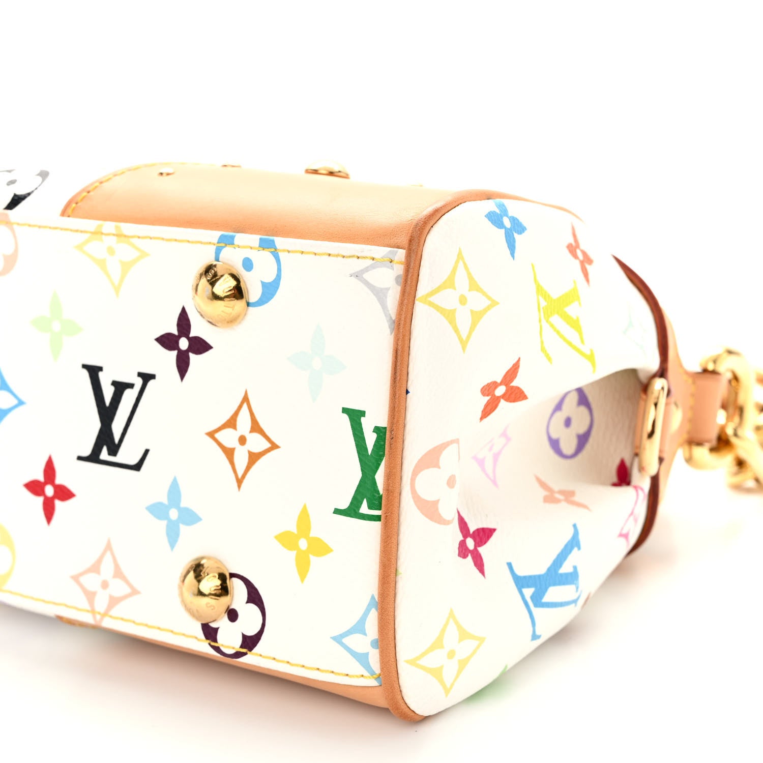 Louis Vuitton LOUIS VUITTON Monogram Multicolor Beverly MM White 9 of 9