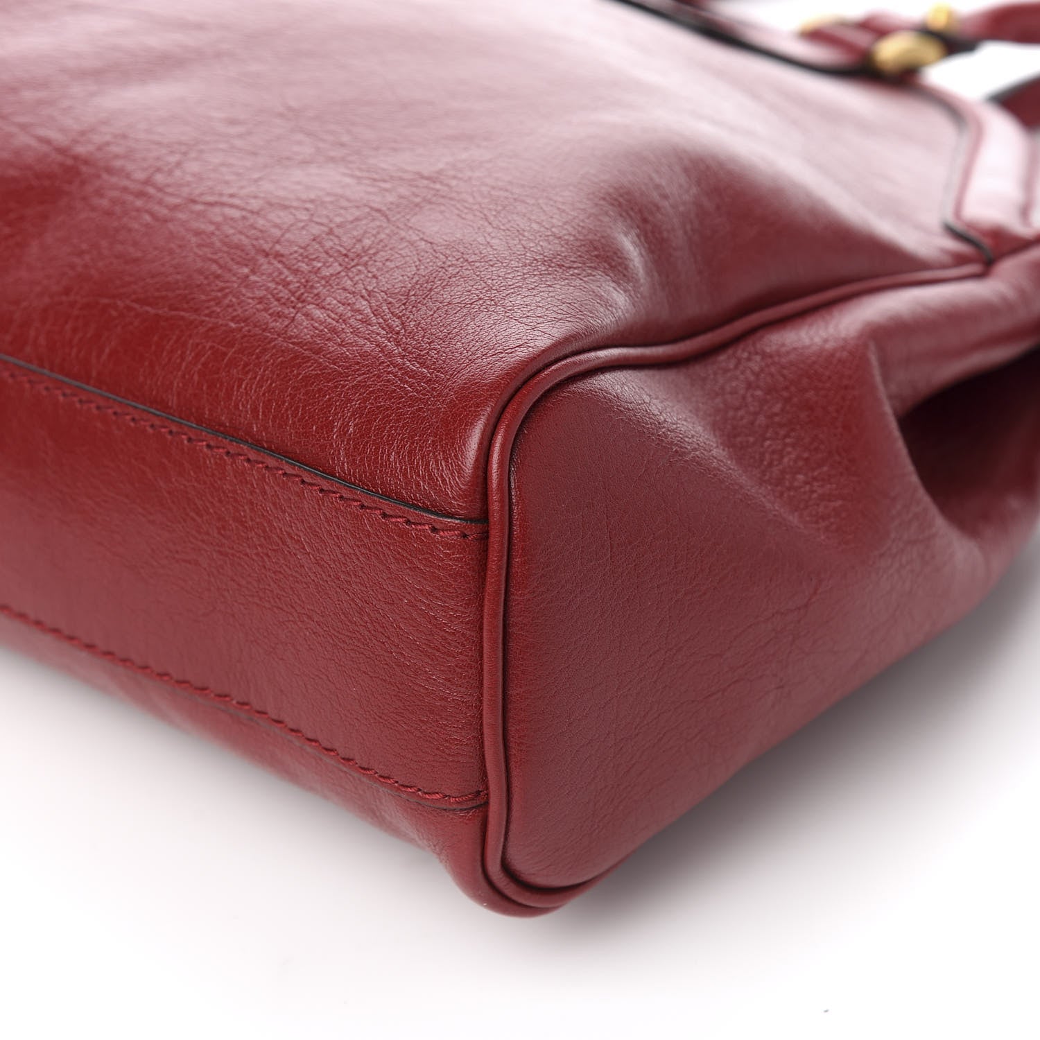 Gucci Calfskin Large Re(Belle) Top Handle Bag Red 9 of 9