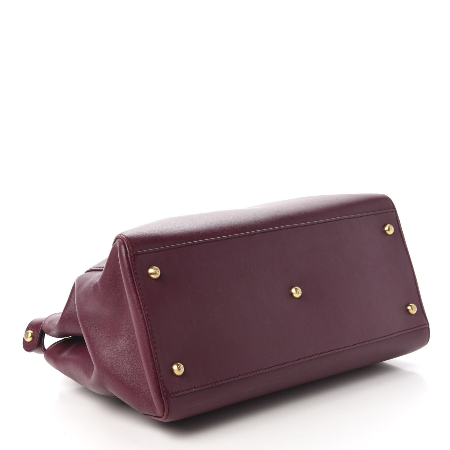 Nappa Medium Peekaboo Iconic Satchel Bordeaux