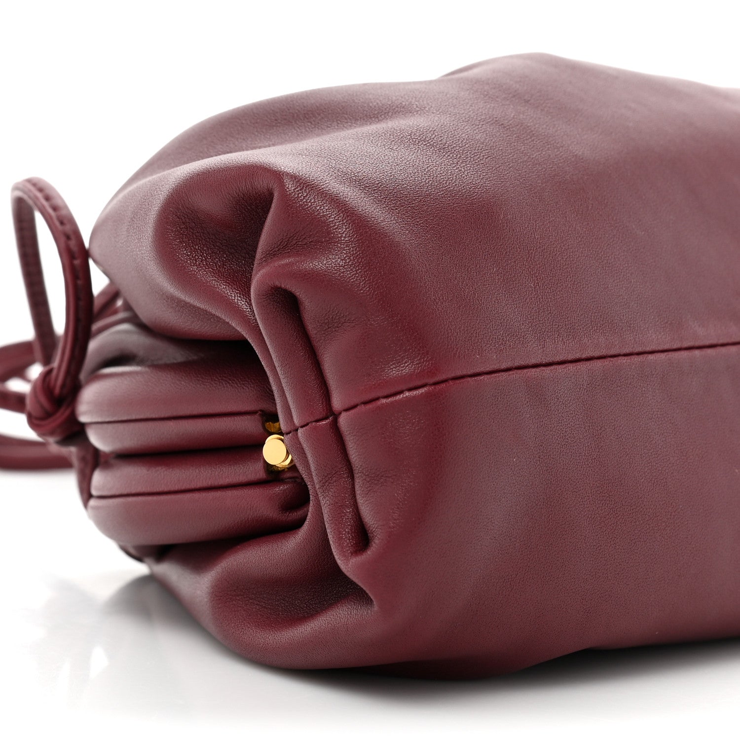 Bottega Veneta Butter Calfskin The Mini Pouch Bordeaux 8 of 8