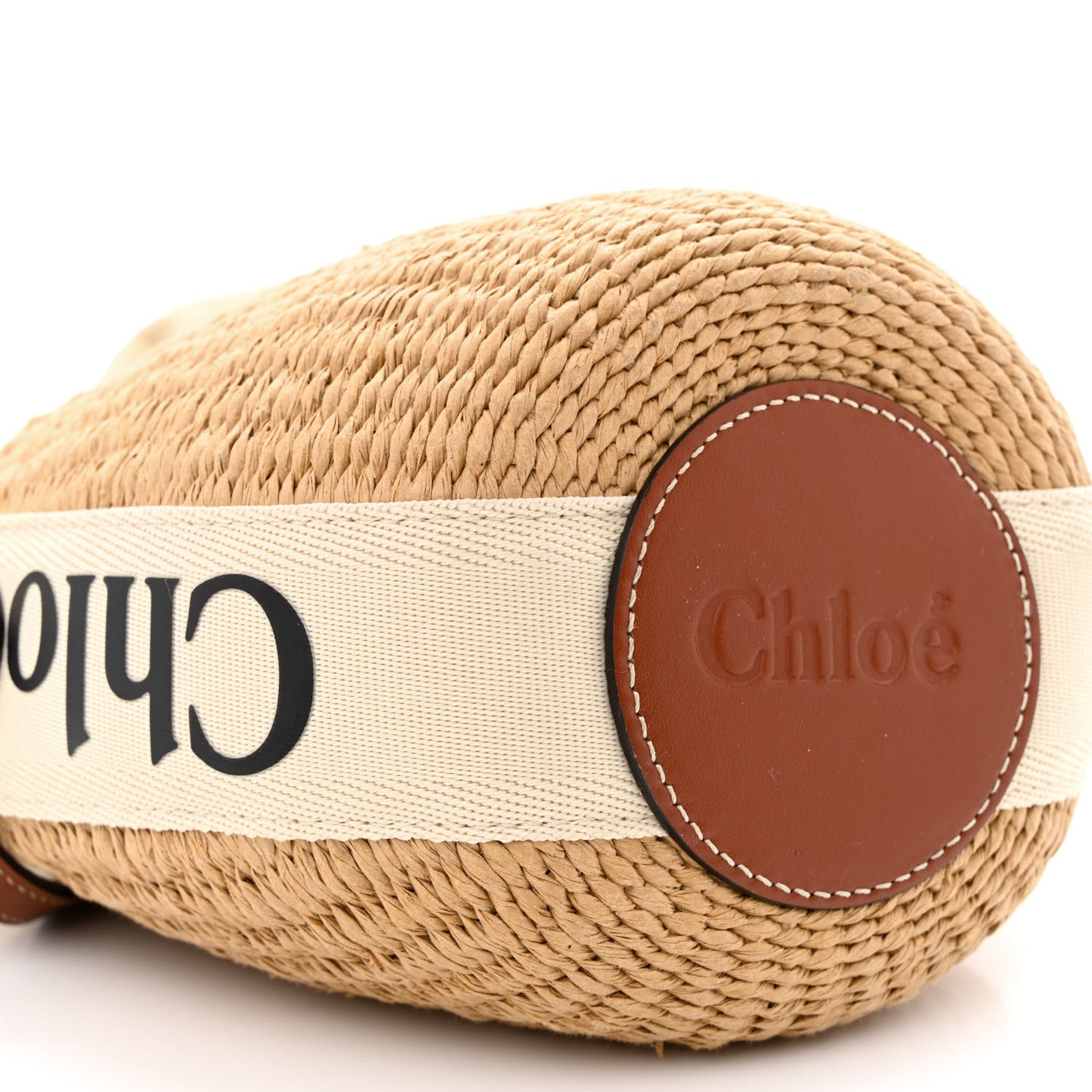 Natural Woven Fiber Small Woody Basket