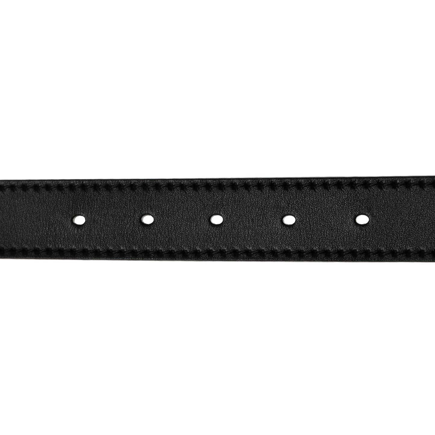 Calfskin D Fence Belt 80 32 Black