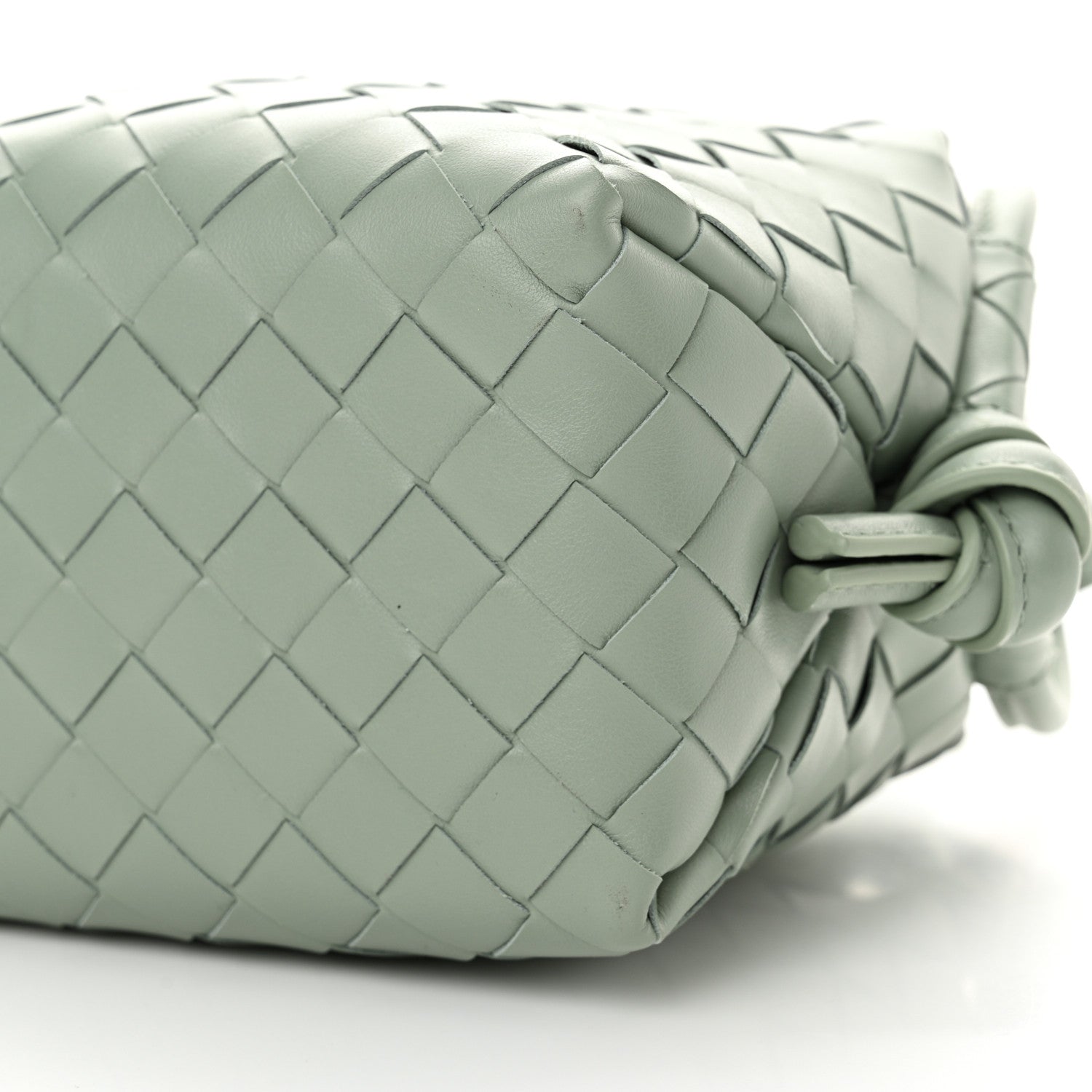 Bottega Veneta Nappa Intrecciato Loop Top Handle Camera Bag New Sauge 10 of 10