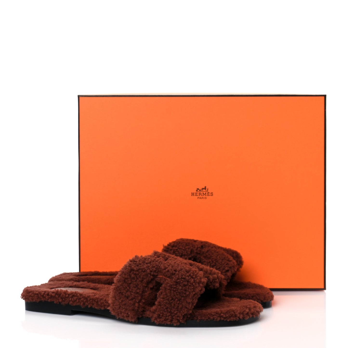 Woolskin Oran Sandals 38 Cognac