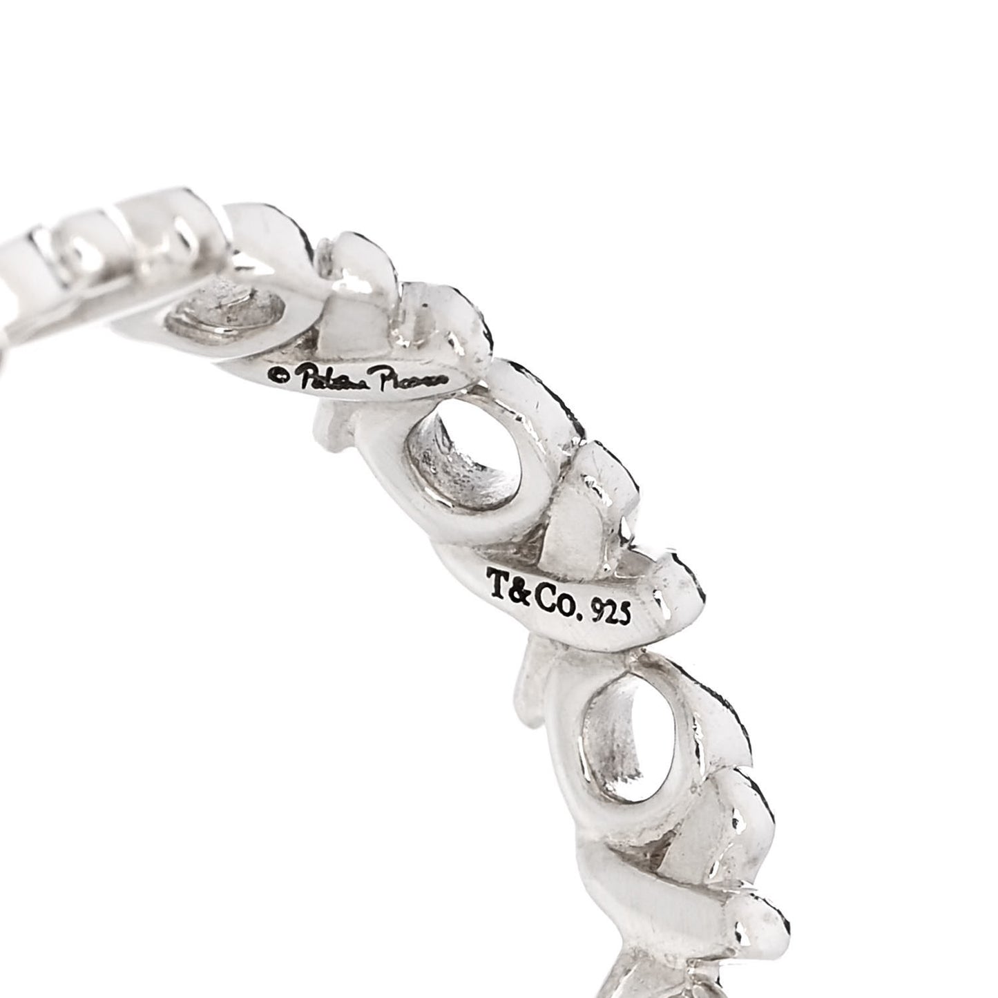 Sterling Silver Paloma Picasso Narrow Love & Kisses Ring 52 6