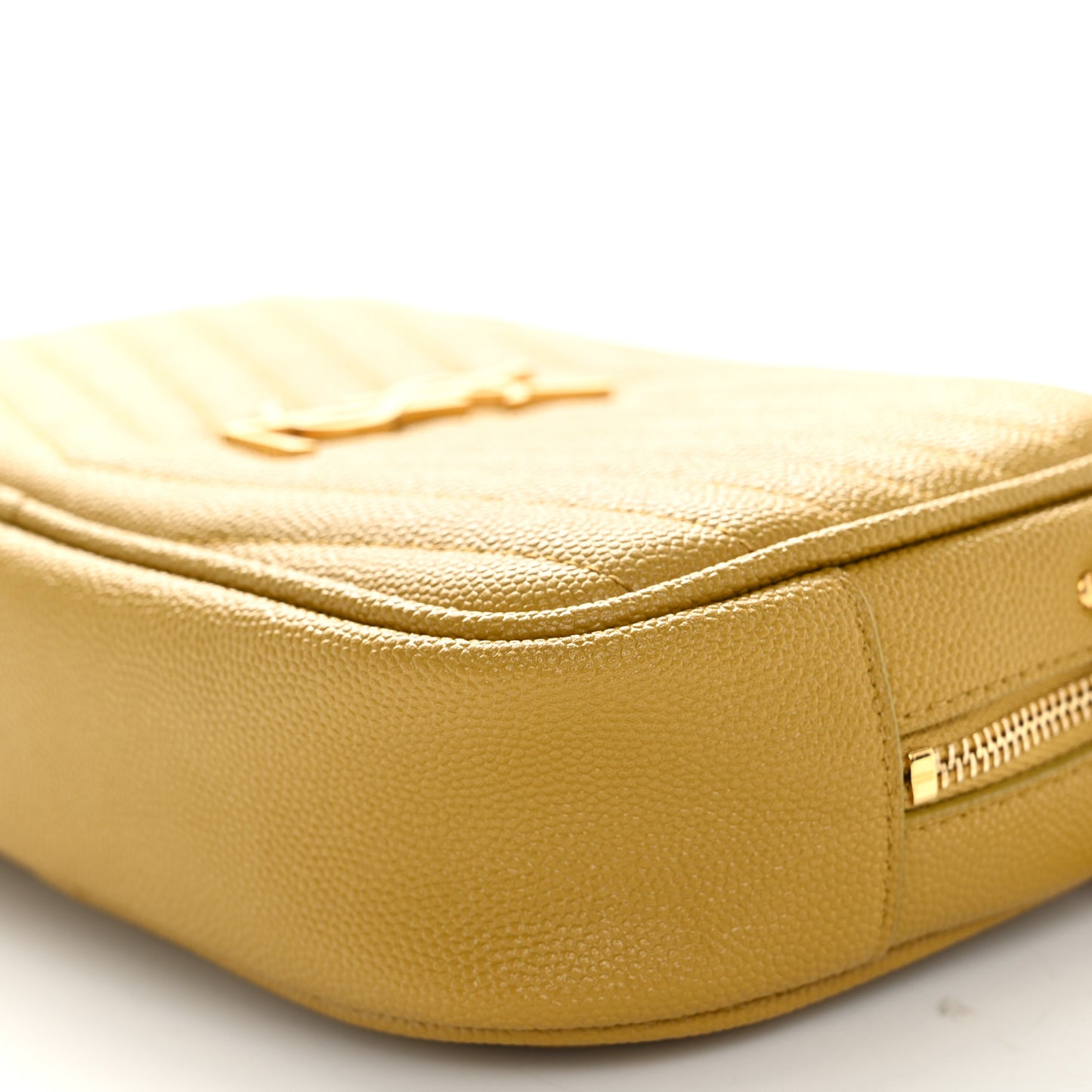 Grain De Poudre Matelasse Monogram Mini Lou Camera Bag Light Chartreuse