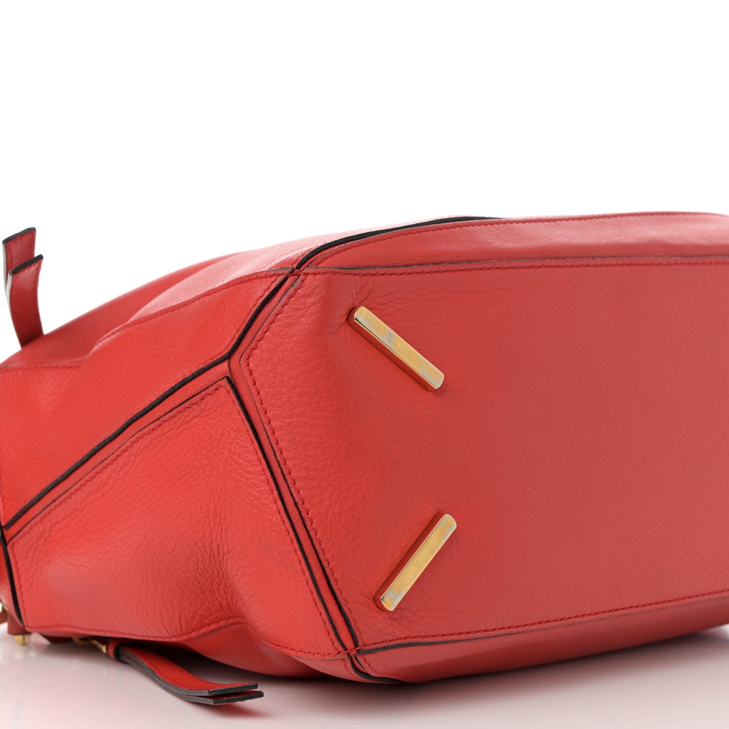 Calfskin Medium Puzzle Bag Scarlet