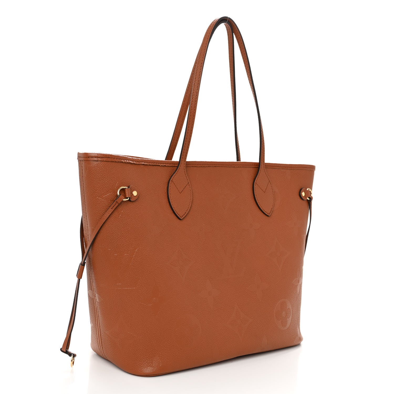 Louis Vuitton Empreinte Monogram Giant Neverfull MM Cognac 4 of 10