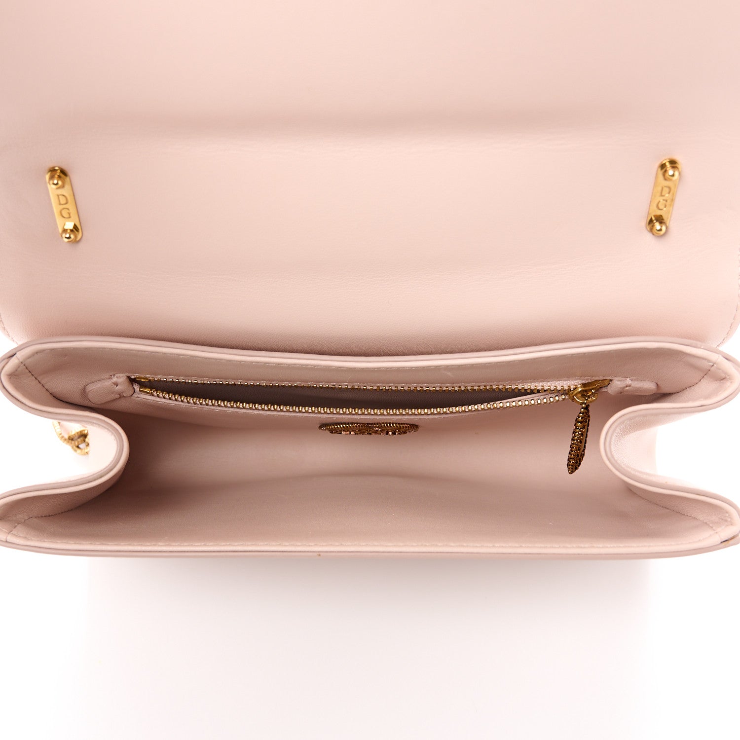 Dolce & Gabbana DOLCE & GABBANA Calfskin Medium Devotion Crossbody Bag Cipria 5 of 16