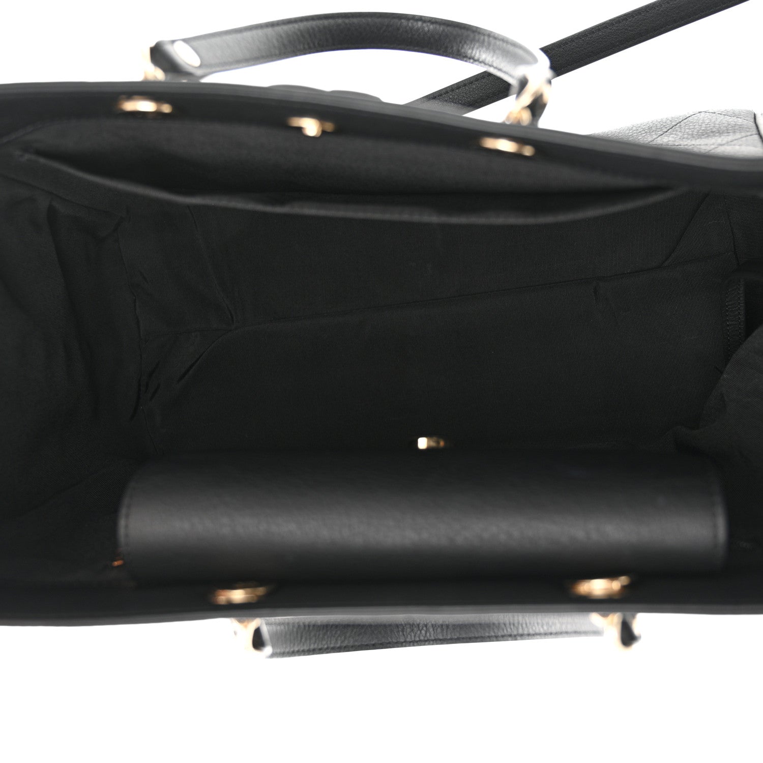 Chanel Bullskin Stitched Medium Shopping Bag Black 5 of 11