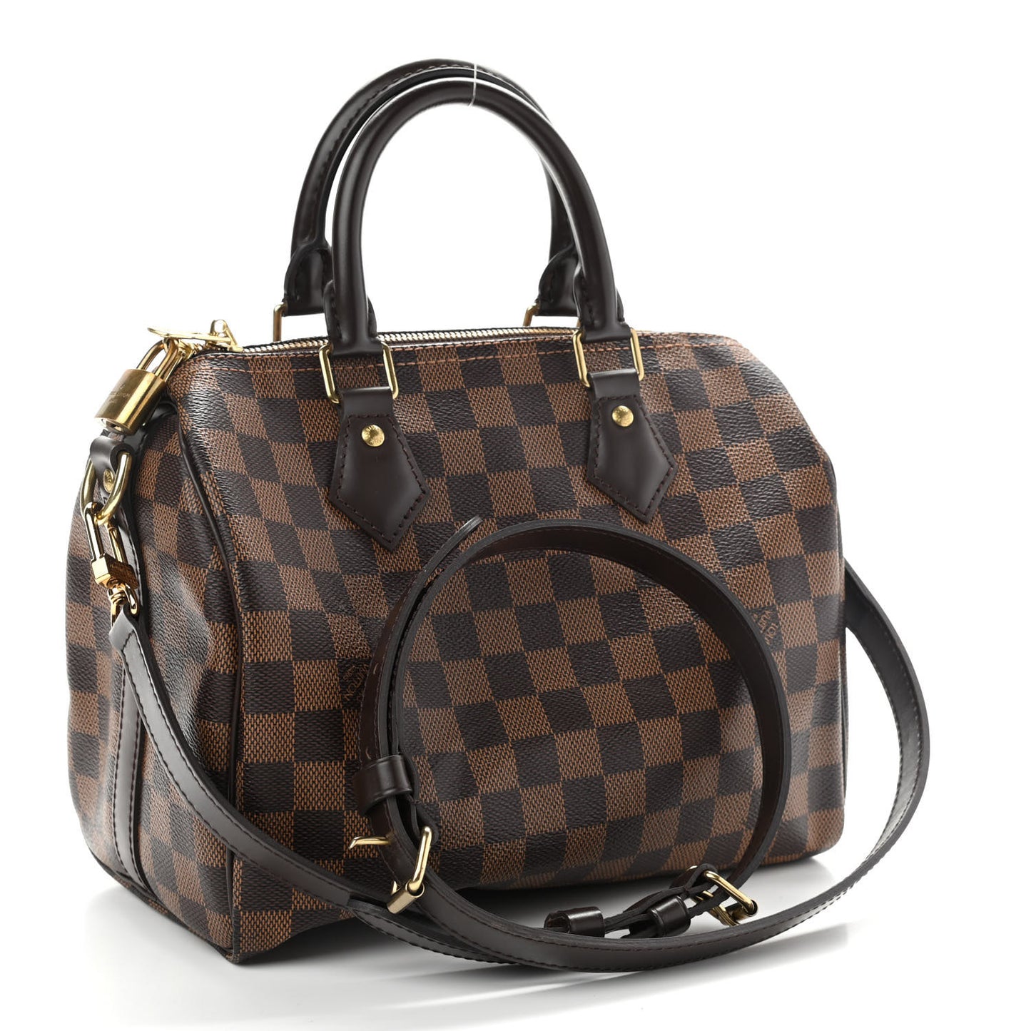 Damier Ebene Speedy Bandouliere 25