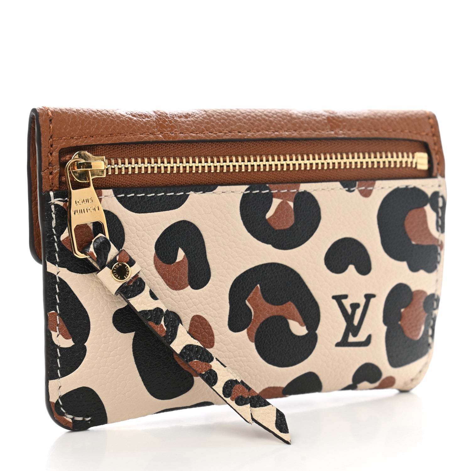 Louis Vuitton Empreinte Monogram Giant Wild At Heart Key Pouch Caramel 3 of 7