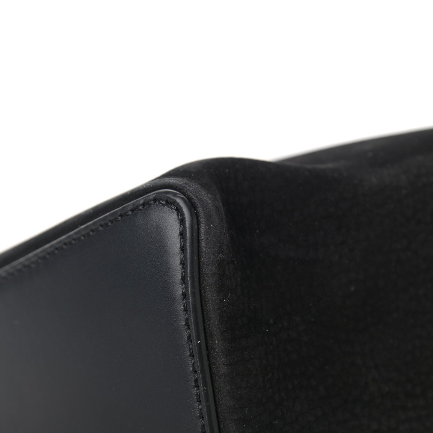 Nubuck Calfskin Berlingo Shoulder Bag Black