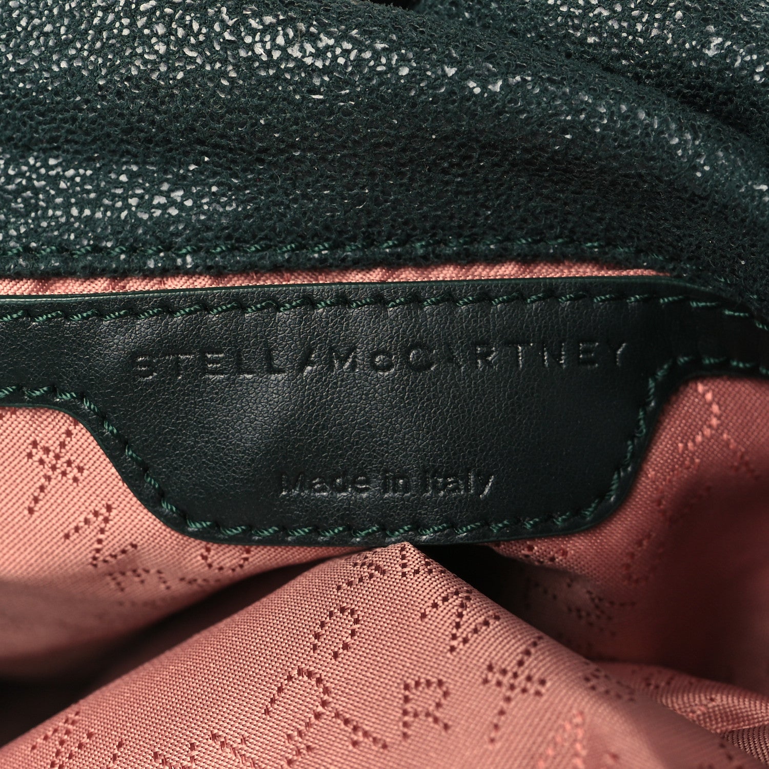 Stella McCartney Shaggy Deer Mini Falabella Fold Over Tote Pine 6 of 8