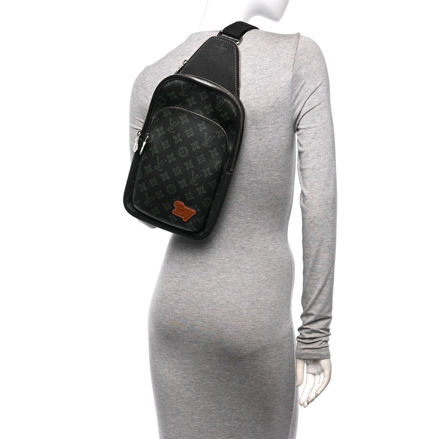 Monogram Record Fall Avenue Sling Bag Dark Green