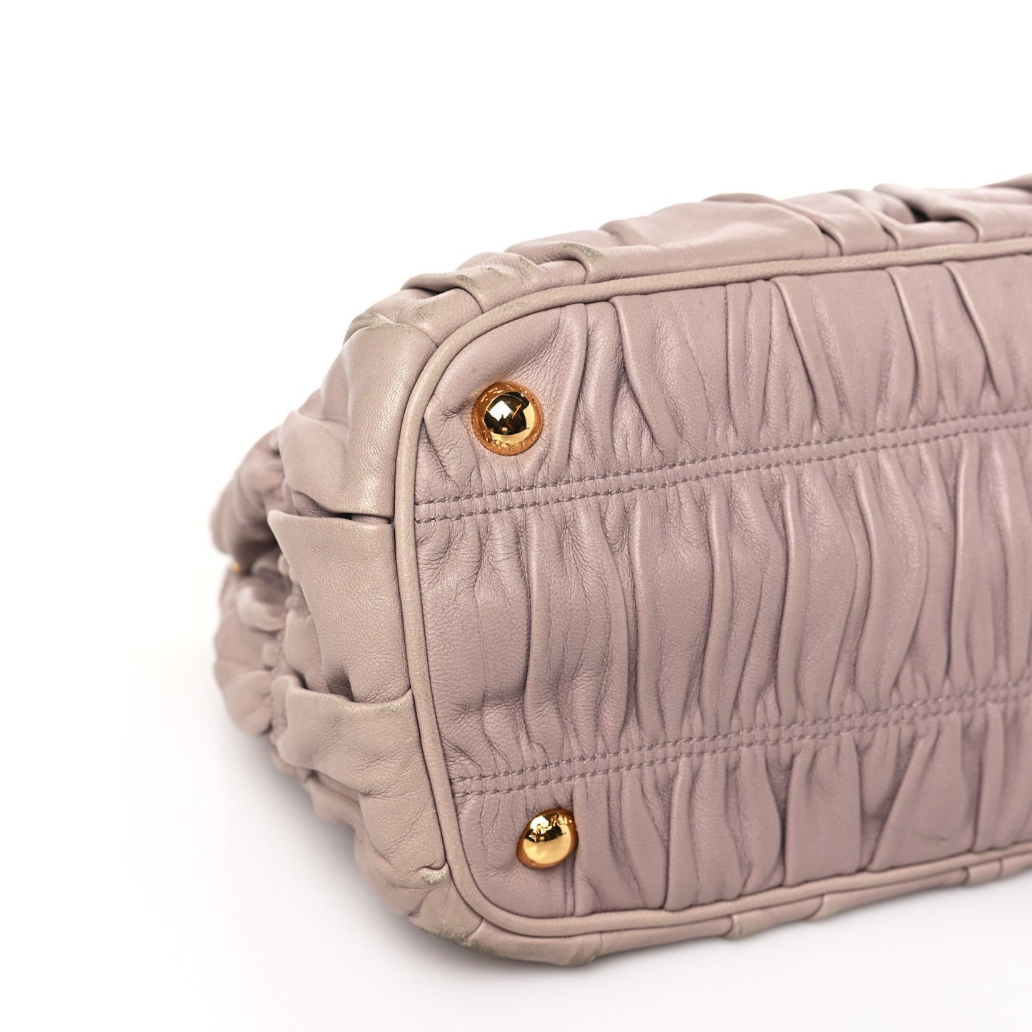 Nappa Gaufre Shopping Satchel Cipria