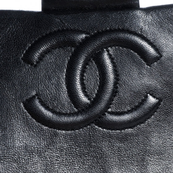 Chanel Lambskin Quilted Mini Square Flap Black 10 of 10