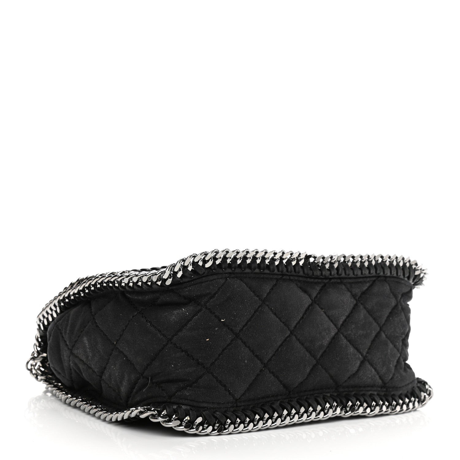 Stella McCartney Shaggy Deer Quilted Falabella Shoulder Bag Black 4 of 11