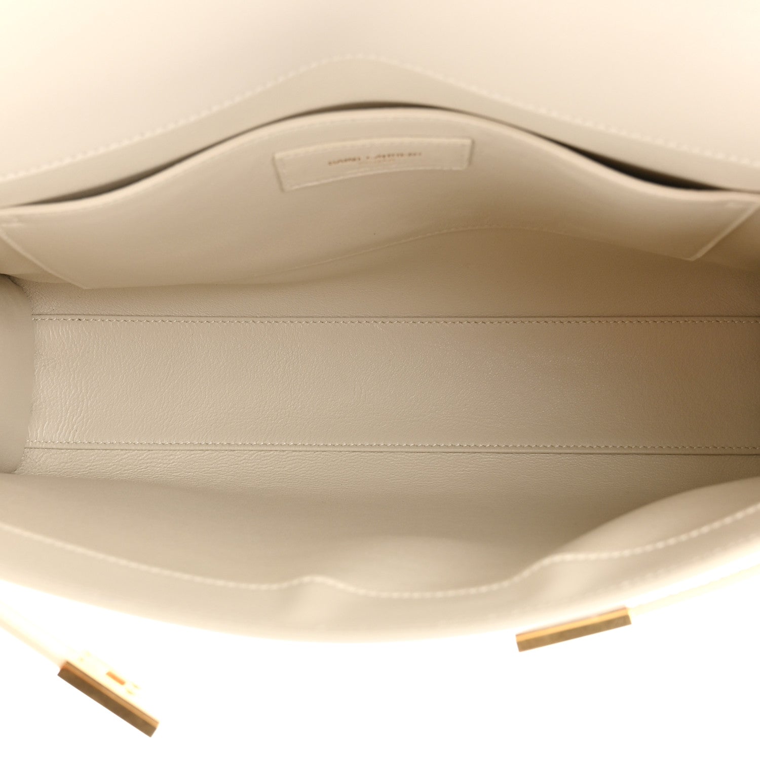 Saint Laurent Smooth Calfskin Manhattan Shoulder Bag Crema Soft 5 of 14