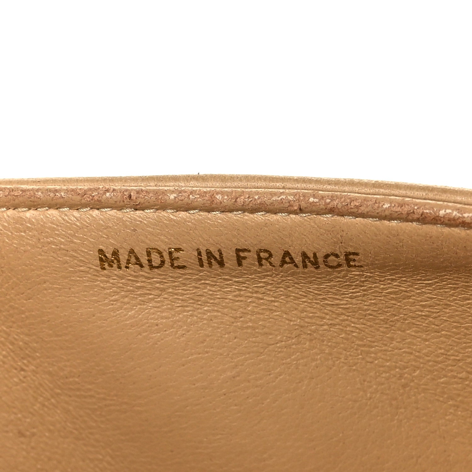 Chanel Lambskin Quilted Medium Double Flap Beige 6 of 15