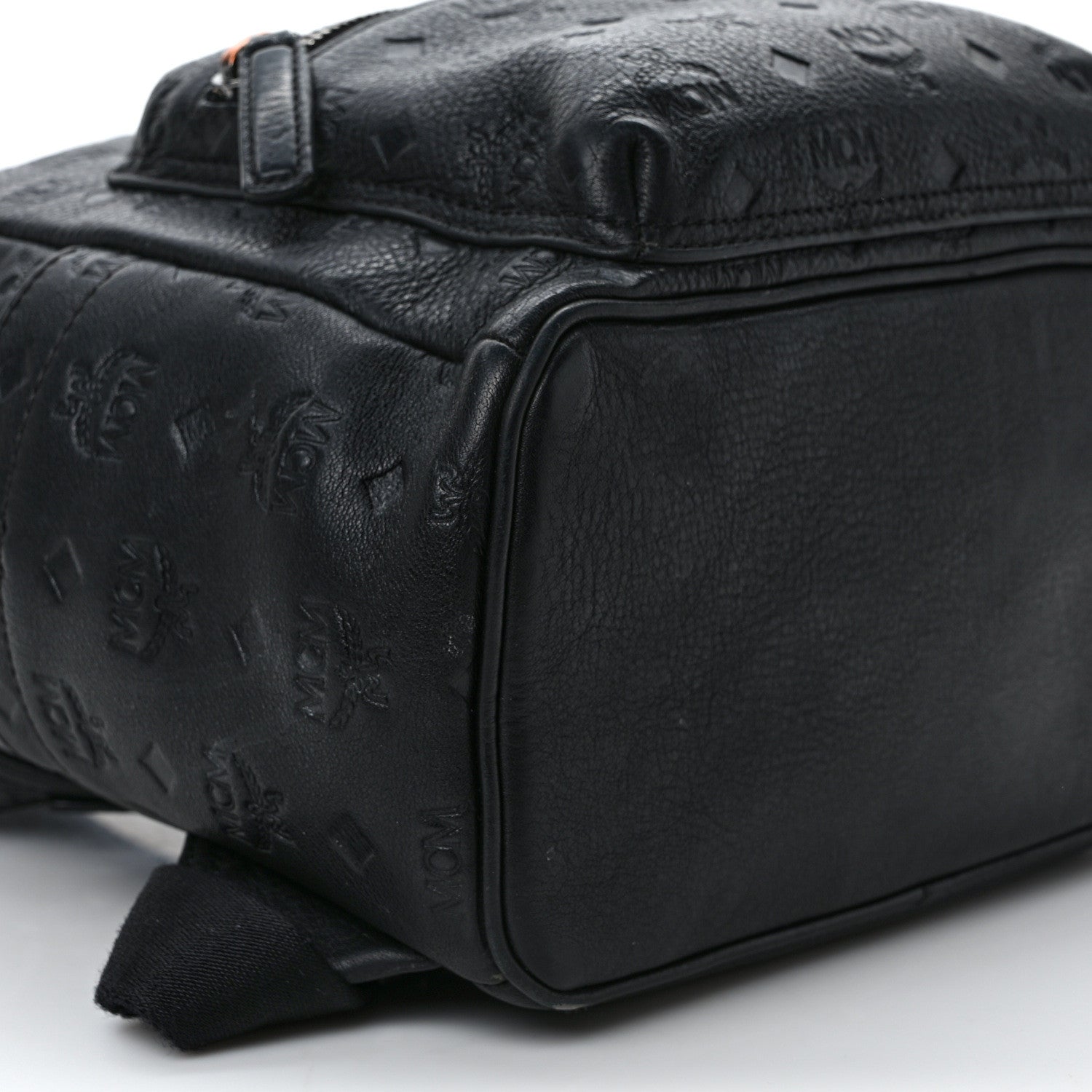 MCM Calfskin Ottomar Small Stark Backpack Black 8 of 11