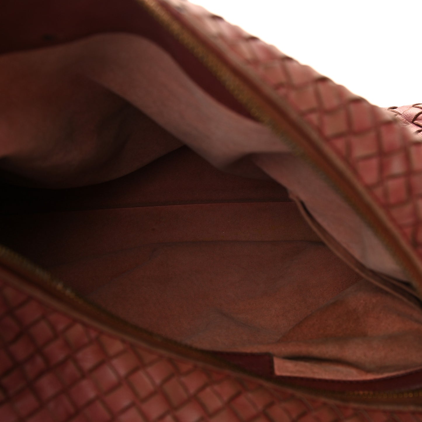 Nappa Intrecciato Pyramid Hobo Brique