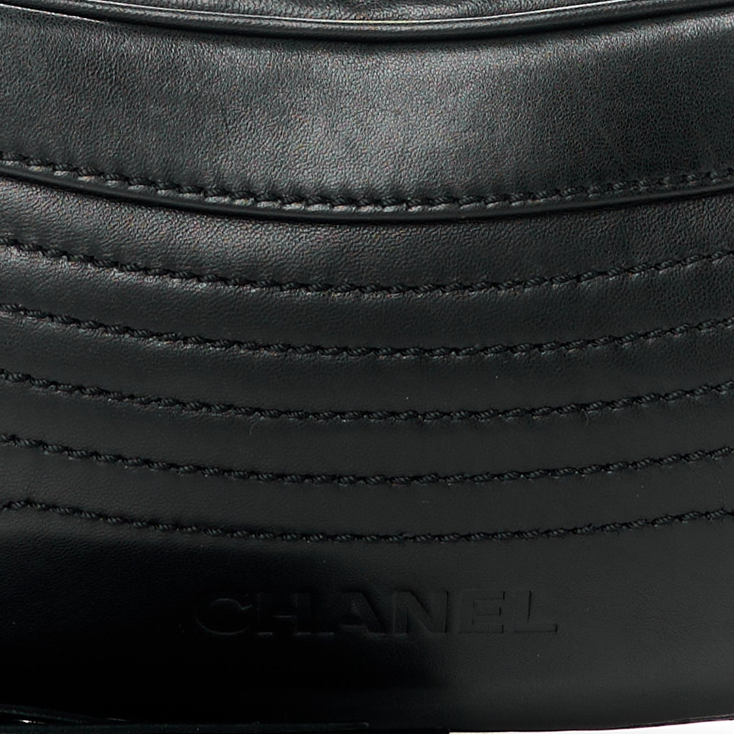 Lambskin Lax Small Tassel Shoulder Bag Black