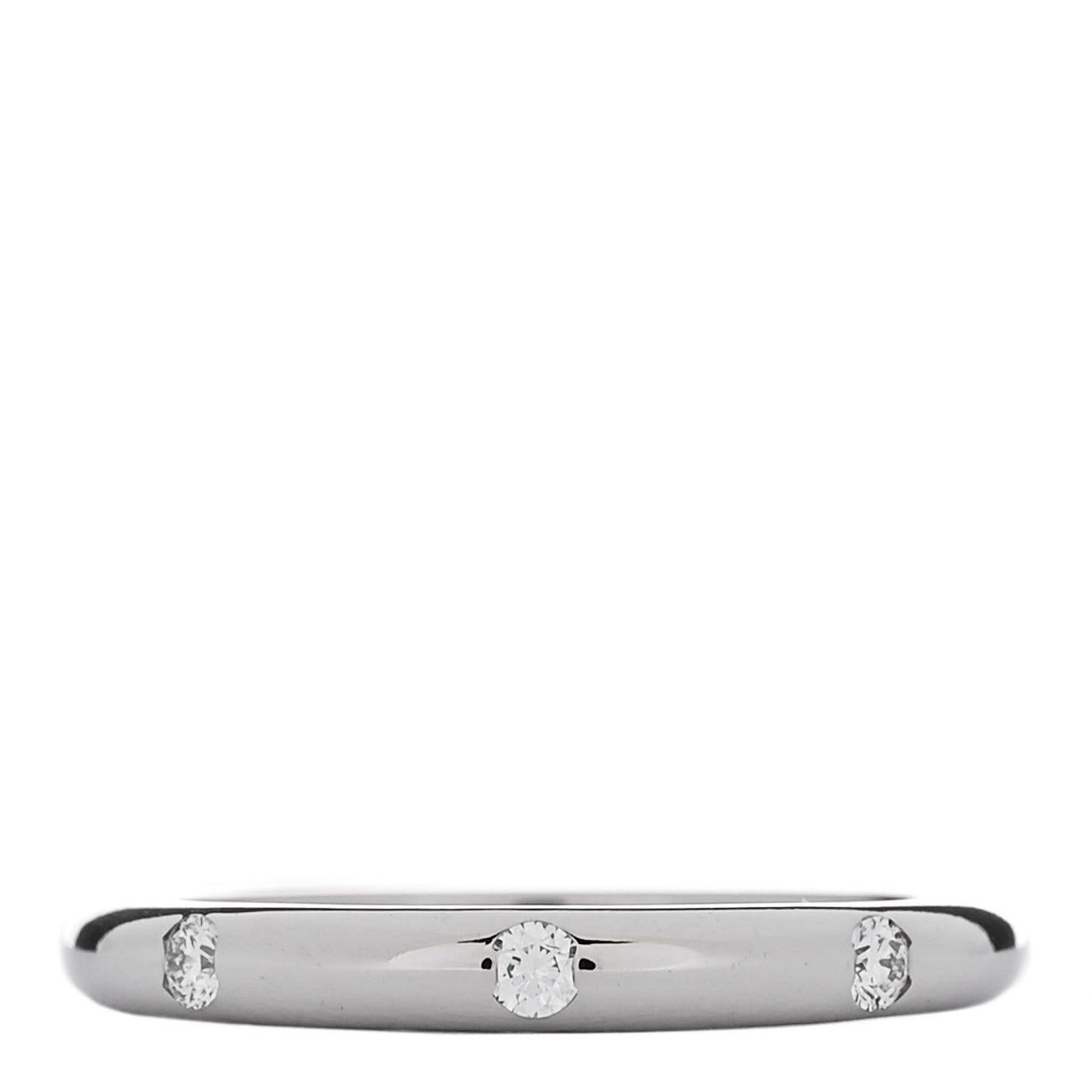Platinum Diamond Fedi Wedding Band Ring 45 3.5
