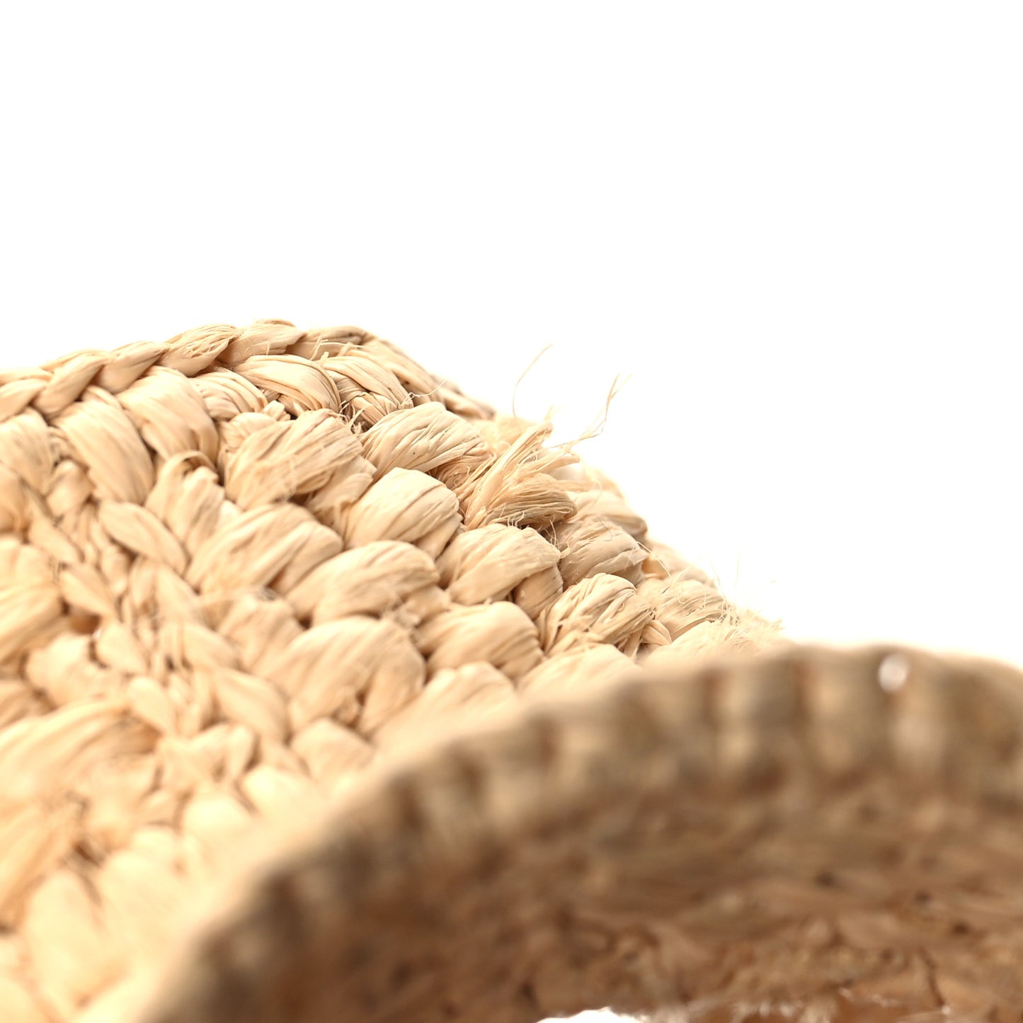 Raffia Small Paulas Ibiza Logo Tote Natural Tan