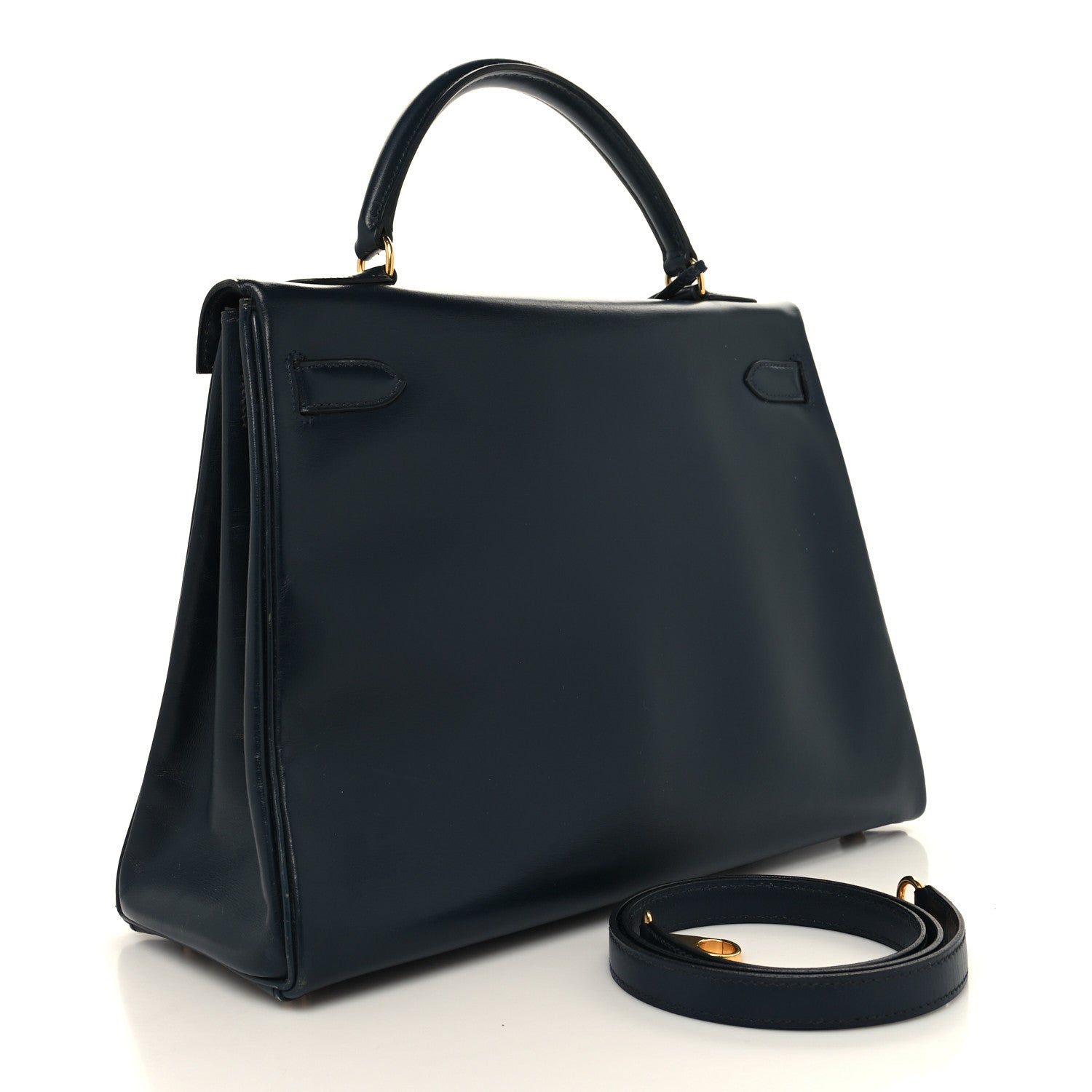 Hermes Box Kelly Retourne 32 Indigo 3 of 15