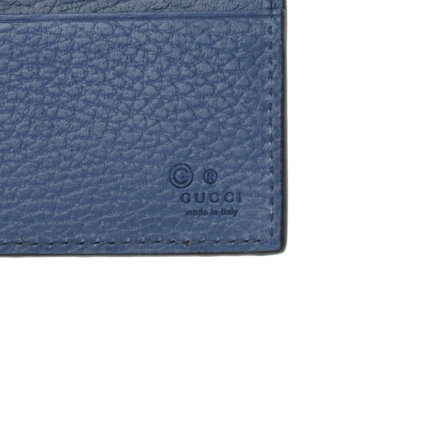 Gucci Dollar Calfskin Bi-Color Interlocking G Bi-Fold Wallet Black Caspian 6 of 8