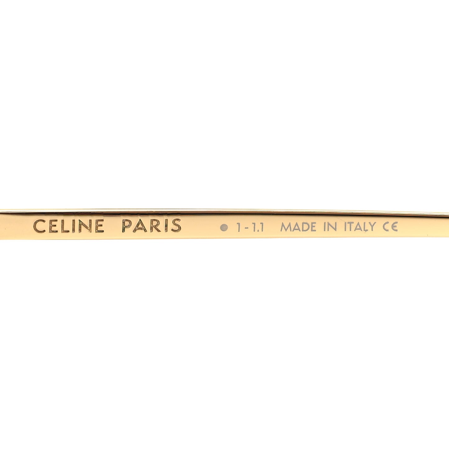Metal Round Sunglasses CL40100U Gold
